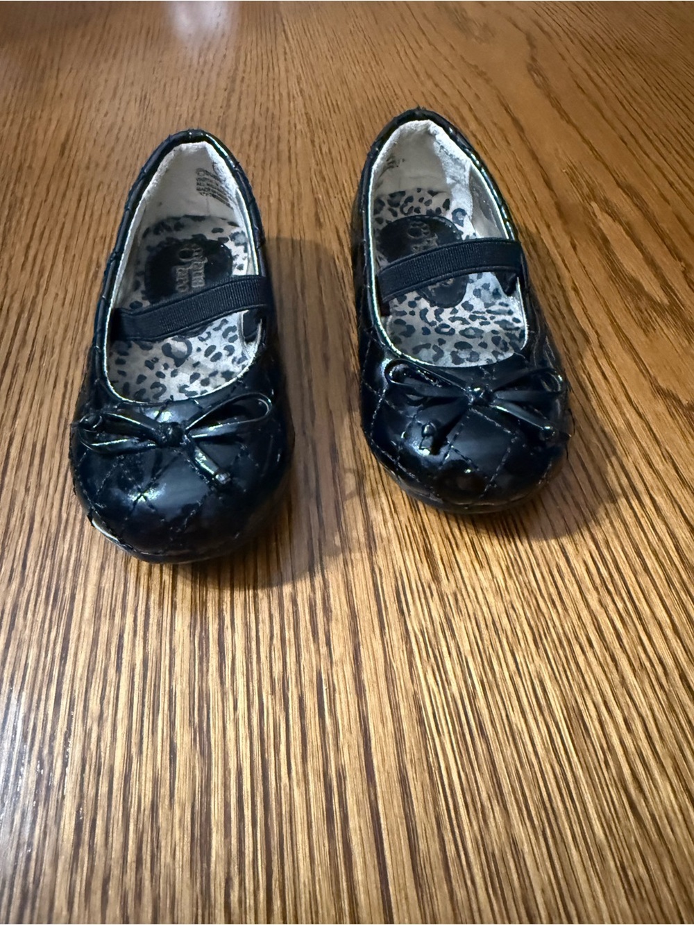 Buster Brown Black Quilted Mary Jane Flats